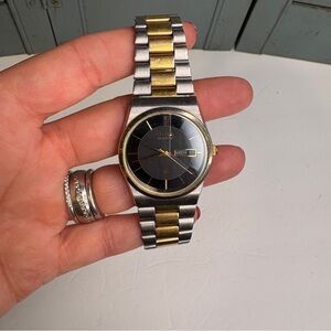 Citizen Quartz 6101-T15588KT GN-4W-S Water Resistant Two Tone Men's Watch